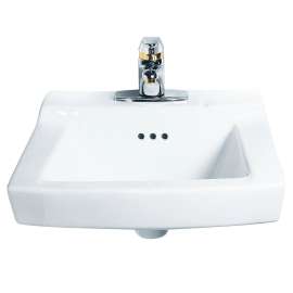 Comrade(R) Wall-Hung Sink With 4-Inch Centerset, Wall Hanger Included, 0124024.020