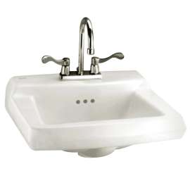 Comrade(R) Wall-Hung Sink With 4-Inch Centerset, for Concealed Arms, 0124131.020