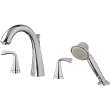 T186901.002 Fluent Roman Tub Faucet with Personal Shower for Flash Rough-in Valves in Polished Chrome Finish
