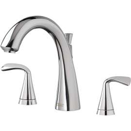 T186900.002-M Fluent Roman Tub Faucet for Flash Rough Valves in Polished Chrome Finish