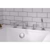 T105901.002 Studio S Roman Tub Faucet with Personal Shower for FLASH Rough-In Valves in Polished Chrome