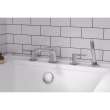 T105901.002 Studio S Roman Tub Faucet with Personal Shower for FLASH Rough-In Valves in Polished Chrome