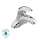 7385000.002 Centerset Lavatory Faucet with Metal Speed Connect Pop-Up Drain in Chrome