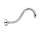 12-in Wall-Mount Shepherd's Hook Shower Arm in Chrome