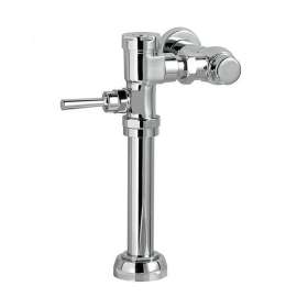 Manual 1.6 GPF Toilet Flush Valve for Retrifit in Chrome