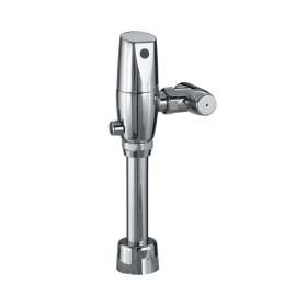 Selectronic Exposed Dual Flush 1.1/1.6 GPF Battery Powered Toilet Flush Valve for Top Spud in Chrome