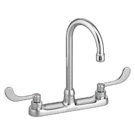6405.170.002 Kitchen Faucet with Longer Lever Handles and Deck Plate in Chrome