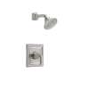 Shower Trim Kit with Metal Lever Handle in Satin