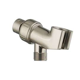 Angle Adjustable Shower Arm Bracket in Satin
