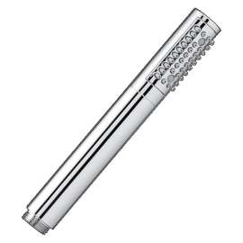 Minimalist Single Function Handshower with Check Valve in Chrome