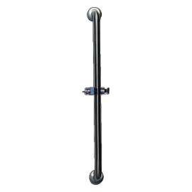 Commercial 36-in Slide/Grab Bar with Hand Shower Holder in Chrome