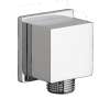 Square Wall Supply in Chrome