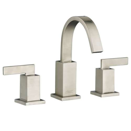 American Standard Times Square 1.5 GPM Widespread Bathroom Faucet With Metal Lever Handles And Pop-Up Drain
