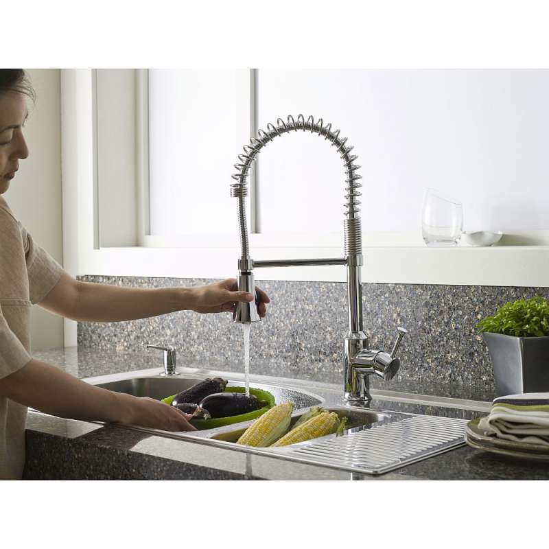 American Standard Pekoe Single Handle Kitchen Faucet Chrome