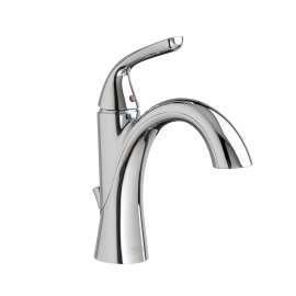 1-Handle Bathroom Faucet with SC Drain in Polished Chrome