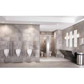 1.5 GPM Wall-Mount Sensor-Operated Faucet with DC Battery Powered in Polished Chrome