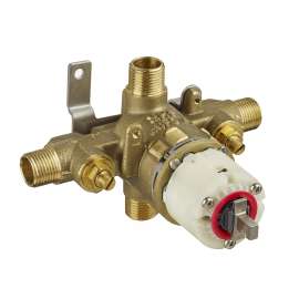 Pressure Balance Rough Valve Body with Universal Inlets/Outlets and Screwdriver Stops