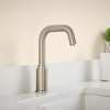 0.35 GPM Deck Mount Sensor-Operated Faucet with PWRX Battery in Brushed Nickel