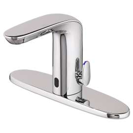 0.5 GPM Battery Powered Bathroom Faucet with SmarTherm in Polished Chrome