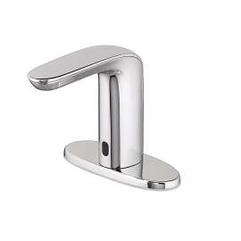 0.35 GPM Battery Powered Bathroom Faucet in Polished Chrome