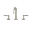 Widespread Faucet with SC Drain and Knob Handles in Brushed Nickel