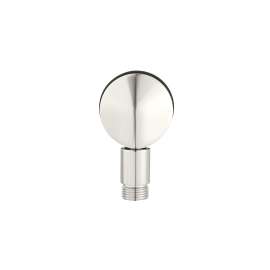 Round Wall Supply Elbow for Hand Showers in Polished Nickel