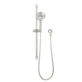 1.8 GPM Handheld Shower Slide Bar Kit in Polished Nickel