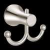 C Series 4.13-in. Metal Double Robe Hook in Polished Nickel