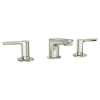 American Standard 7105857.295 Studio S Widespread Faucet with Lever Handles in Brushed Nickel Finish