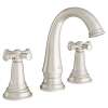 American Standard 7052827.295 Delancey Widespread Faucet with Cross Handles in Brushed Nickel Finish