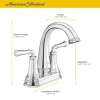 7052207.002 Delancey Two-Handle Centerset Faucet in Polished Chrome Finish