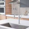 4803350.002 Studio S Semi Pro Kitchen Faucet with Spring Spout in Polished Chrome