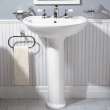 Cadet 8-Inch Widespread Pedestal Sink Top and Leg Combination, 0236811.020