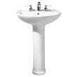 Cadet 8-Inch Widespread Pedestal Sink Top and Leg Combination, 0236811.020