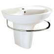 Ravenna(R) Center Hole Only Wall-Hung Sink and Semi-Pedestal Leg Combination, 0268144.020