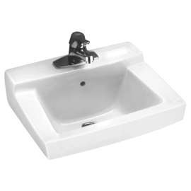 Declyn(R) Wall-Hung Sink Less Overflow with 4-Inch Centerset, for Concealed Arms, 0321975.020