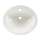 Oval Drop Lavatory Sink with Single Faucet Hole in White