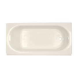 2391.202.021 Americast Bath 60-in x 30-in with Intergral Apron, Right Hand Outlet, and Tiling Flange