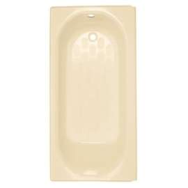 2392.202.021 Americast Bath 60-in x 30-in with Intergral Apron, Left Hand Outlet, and Tiling Flange