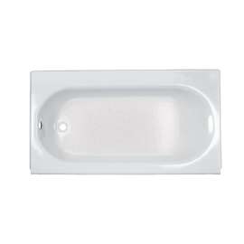 2393.202.020 Americast Bath 60-in x 30-in with Intergral Apron, Right Hand Outlet, and Tiling Flange