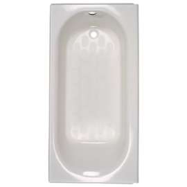 60-in. x 34-in. Integral Apron Above Floor Rough-in Bathtub with Right Hand Drain and Tub Cover in White