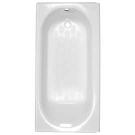 2395.202ICH.020 Americast Bath 60-in x 34-in with Integral Apron, Tiling Flange, Right Hand Outlet, and Luxury Ledge