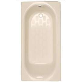 2395.202.222 Americast Bath 60-in x 34-in with Integral Apron, Tiling Flange, Right Hand Outlet, and Luxury Ledge