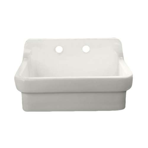 American Standard Country Kitchen Sink With High Backsplash And 8 CC