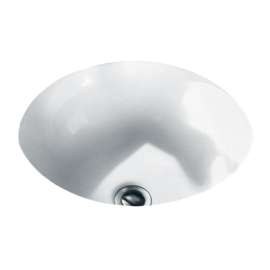 Round Undermount Bathroom Sink