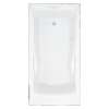 Evolution Acrylic 72-In X 36-In Alcove Battub With Left Hand, Right Hand Drain