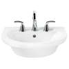 American Standard Tropic Petite Above Counter Or Drop Lavatory Sink With 3 Faucet Holes (8 Centers)