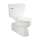 Commercial Elongated Pressue Assisted Two Piece 1.1 GPF Elongated Toilet in White