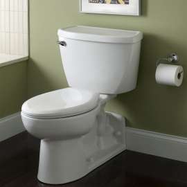Commercial Right-Height Elongated Pressure Assisted 1.6 GPF Two-Piece Toilet