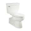 Commercial Right-Height Elongated Pressure Assisted Two-Piece 1.1 GPF Toilet in White